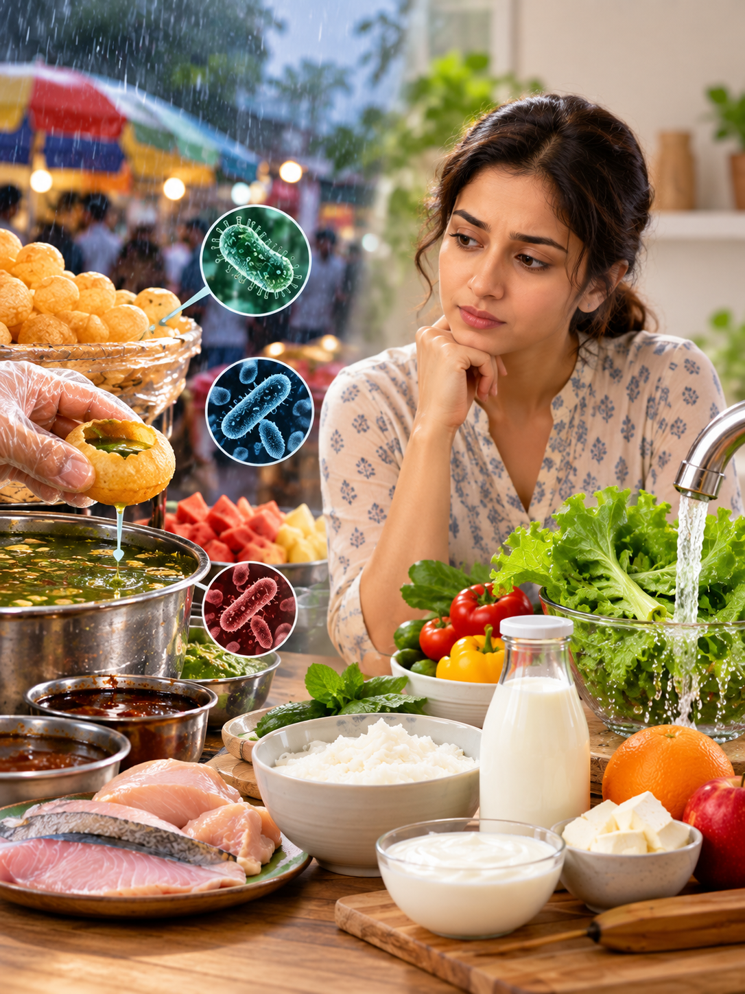 Food safety risks during seasonal weather changes